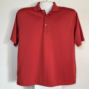 Lyle & Scott Performance Rust Golf Polo Shirt L